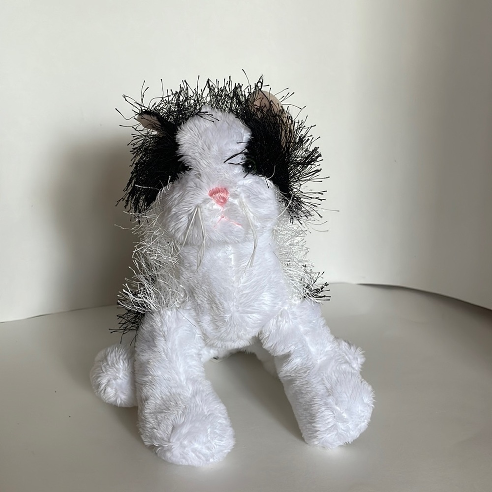 Black and White Plush Webkinz— lightly used
